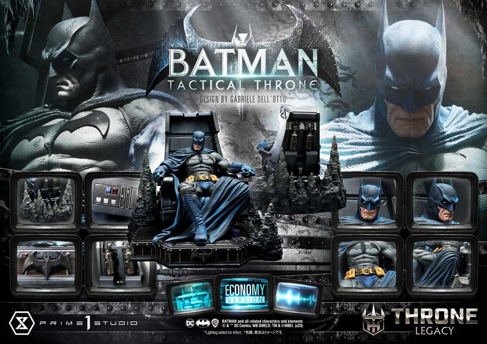 DC Comics - Throne Legacy Collection Statue 1/3 - Batman Tactical Throne Economy Version