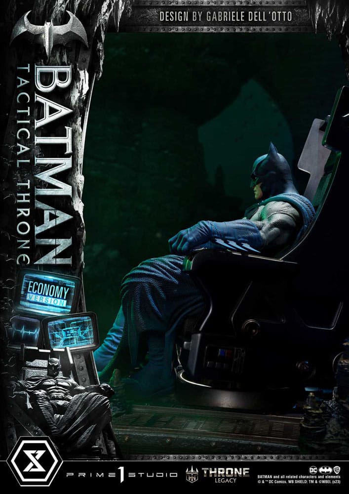 DC Comics - Throne Legacy Collection Statue 1/3 - Batman Tactical Throne Economy Version