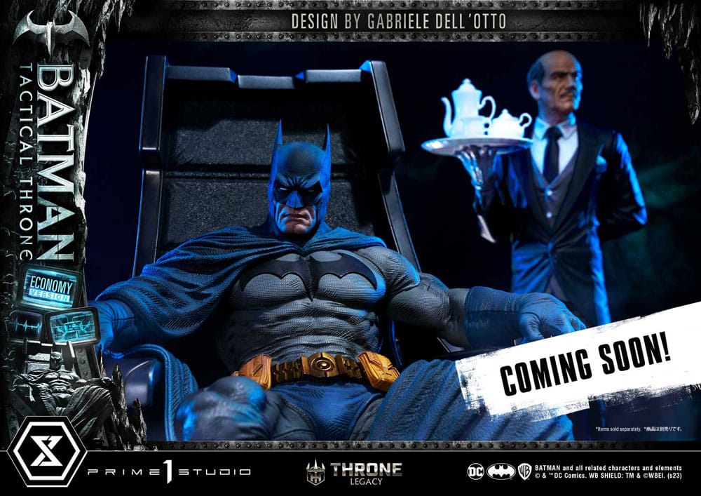 DC Comics - Throne Legacy Collection Statue 1/3 - Batman Tactical Throne Economy Version