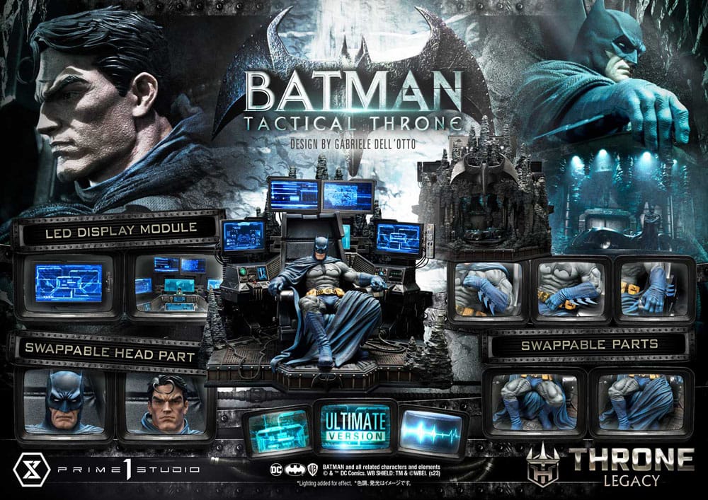 DC Comics - Throne Legacy Collection Statue 1/3 - Batman Tactical Throne Ultimate Bonus Version