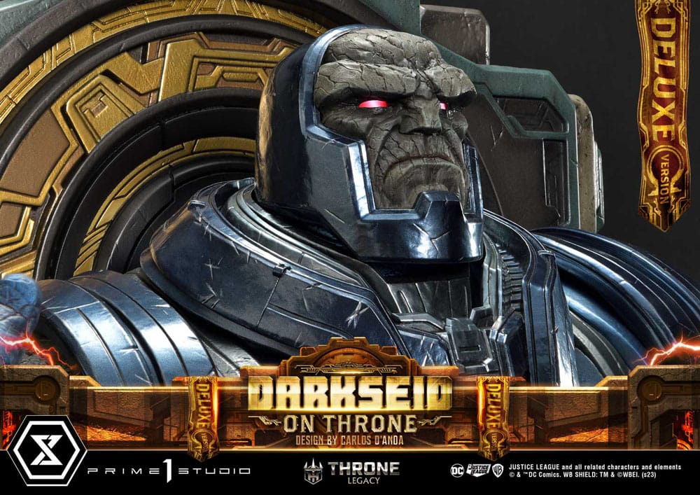 Throne Legacy Series Statue 1/4 Justice League (Comics) Darkseid on Throne Design by Carlos D'Anda Deluxe Bonus Version 65 cm