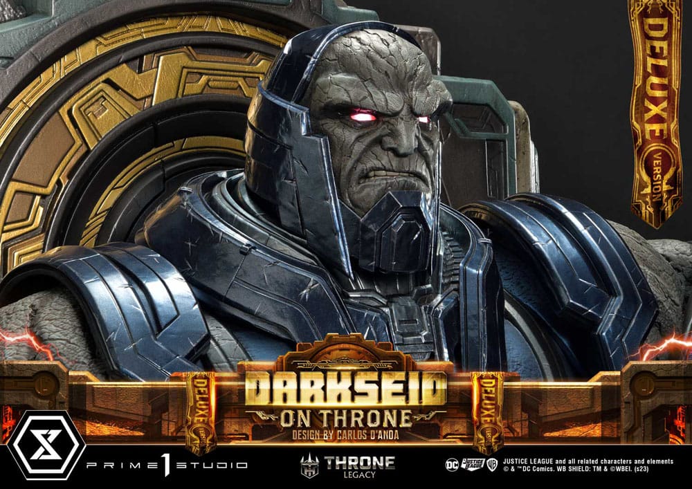 Throne Legacy Series Statue 1/4 Justice League (Comics) Darkseid on Throne Design by Carlos D'Anda Deluxe Bonus Version 65 cm