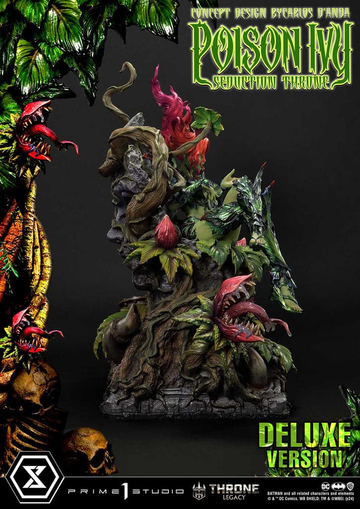 DC Comics - Throne Legacy Collection Statue 1/4 - Batman Poison Ivy Seduction Throne Deluxe Version
