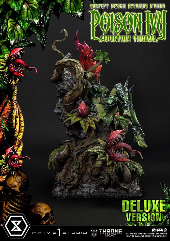 DC Comics - Throne Legacy Collection Statue 1/4 - Batman Poison Ivy Seduction Throne Deluxe Version