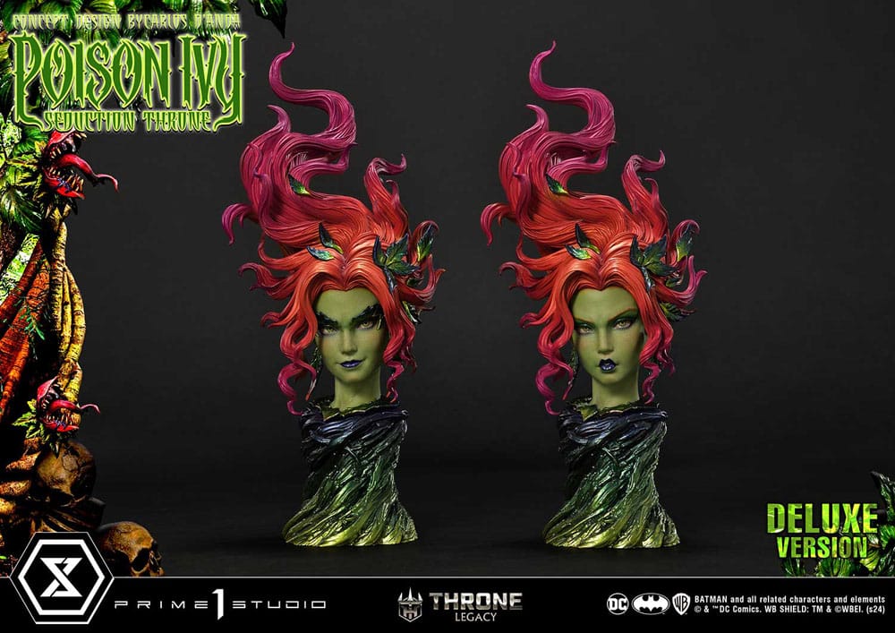 DC Comics - Throne Legacy Collection Statue 1/4 - Batman Poison Ivy Seduction Throne Deluxe Version