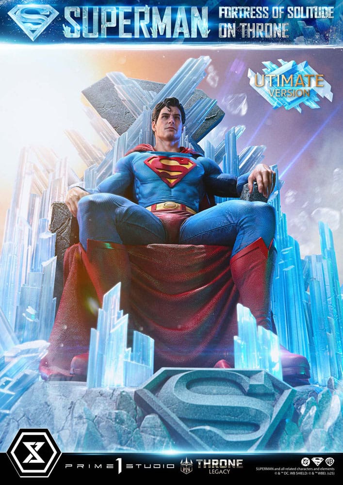 DC Comics Throne Legacy Collection Statue Statue 1/4 Superman Fortress of Solitude on Throne (Design by Gabriele Dell'Otto) Ultimate Bonus Version