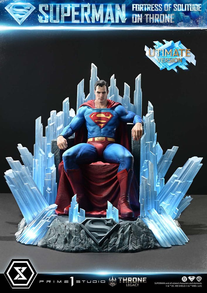 DC Comics Throne Legacy Collection Statue Statue 1/4 Superman Fortress of Solitude on Throne (Design by Gabriele Dell'Otto) Ultimate Bonus Version
