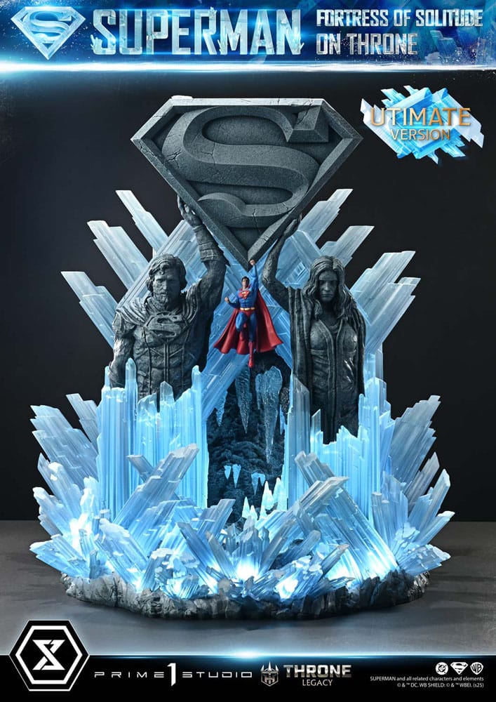 DC Comics Throne Legacy Collection Statue Statue 1/4 Superman Fortress of Solitude on Throne (Design by Gabriele Dell'Otto) Ultimate Bonus Version