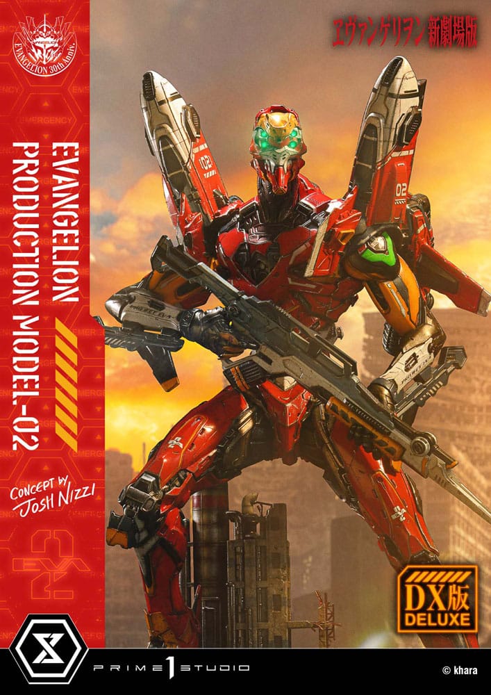 Rebuild of Evangelion Ultimate Diorama Masterline Series Statue Evangelion Production Model-02 (Concept By Josh Nizzi) Deluxe Version 73 cm