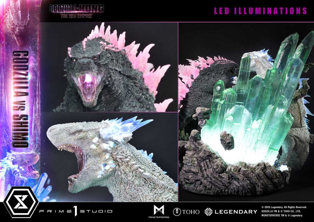 Godzilla x Kong: The New Empire Ultimate Diorama Masterline Series Statue Godzilla vs Shimo Bonus Version 86 cm