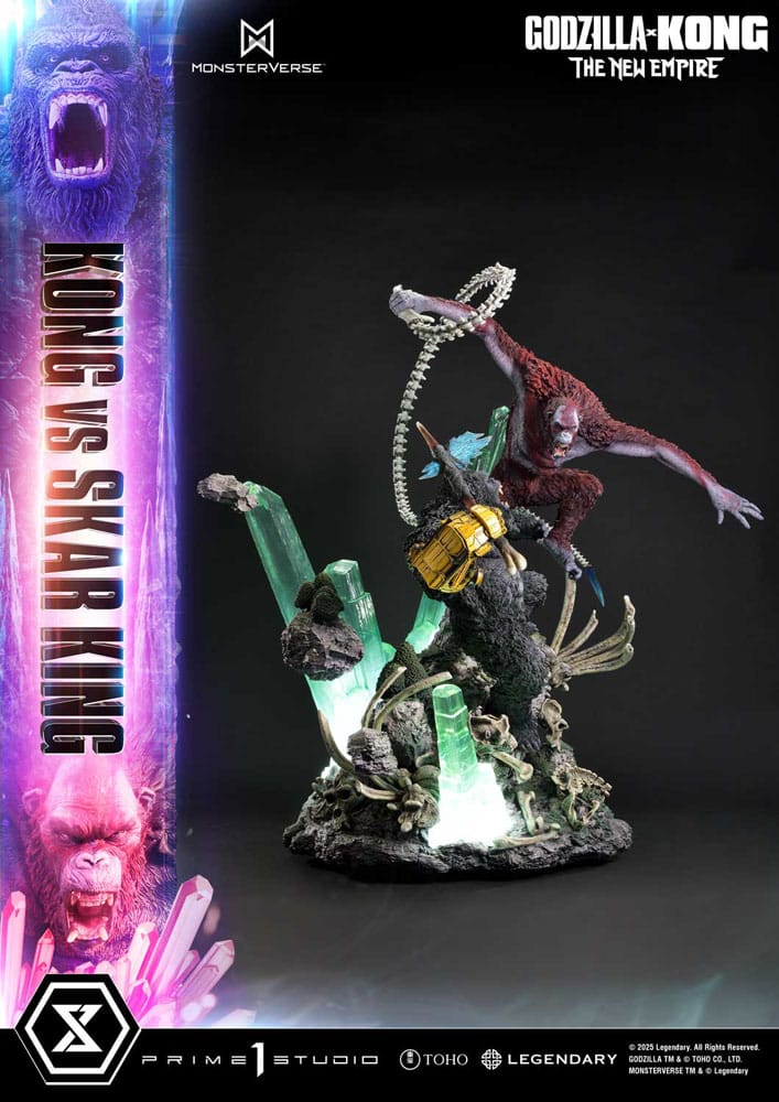 Godzilla x Kong: The New Empire Ultimate Diorama Masterline Series Statue Kong vs Skar King 104 cm