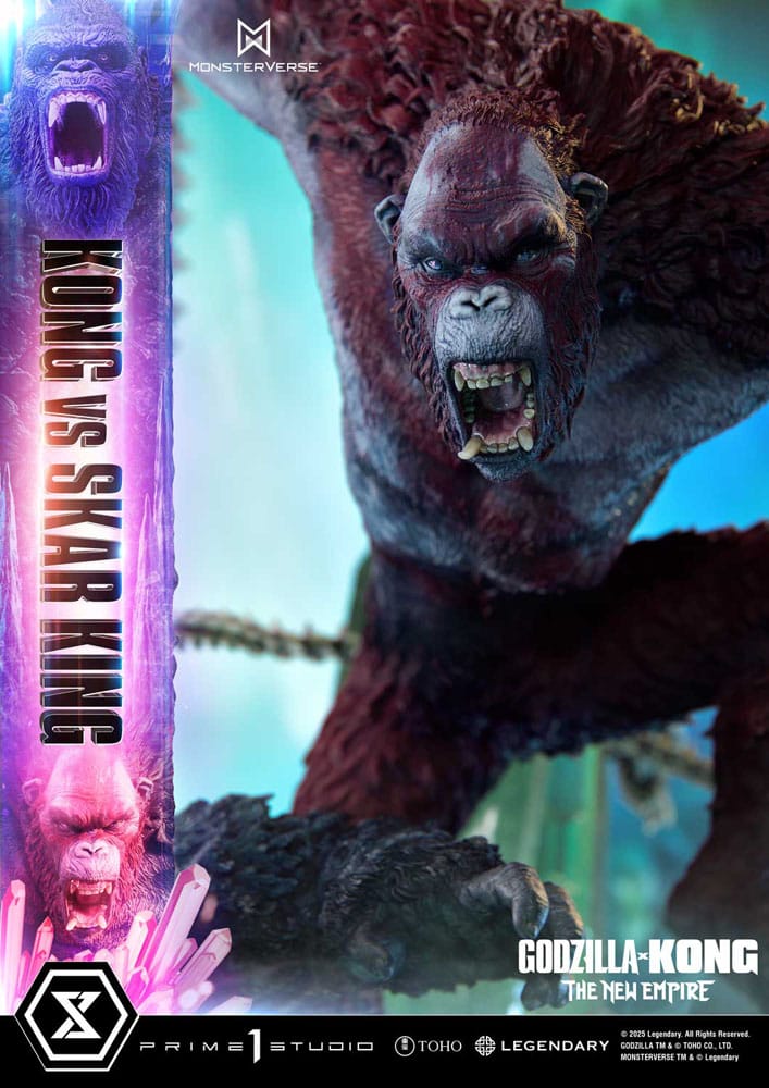 Godzilla x Kong: The New Empire Ultimate Diorama Masterline Series Statue Kong vs Skar King 104 cm