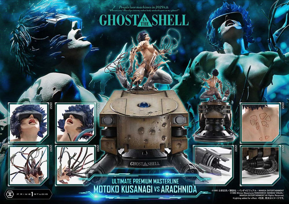 Ghost in the Shell Ultimate Premium Masterline Series Statue 1/4 Motoko Kusanagi vs Arachnida Bonus Version 68 cm