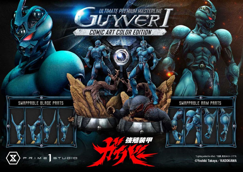Guyver - The Bioboosted Armor Ultimate Premium Masterline Series Statue 1/4 Guyver I Comic Art Color Edition 82 cm