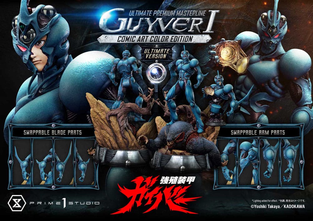 Guyver - The Bioboosted Armor Ultimate Premium Masterline Series Statue 1/4 Guyver I Comic Art Color Edition Ultimate Version 82 cm