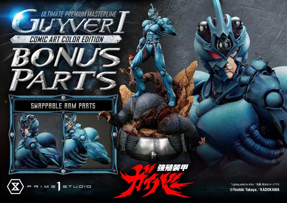 Guyver - The Bioboosted Armor Ultimate Premium Masterline Series Statue 1/4 Guyver I Comic Art Color Edition Ultimate Bonus Version 82 cm