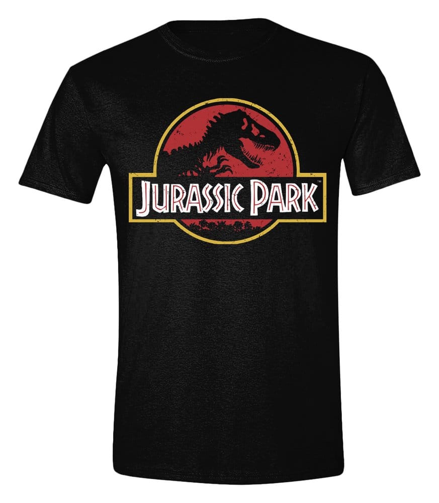 Jurassic Park T-Shirt Vintage Logo Size S