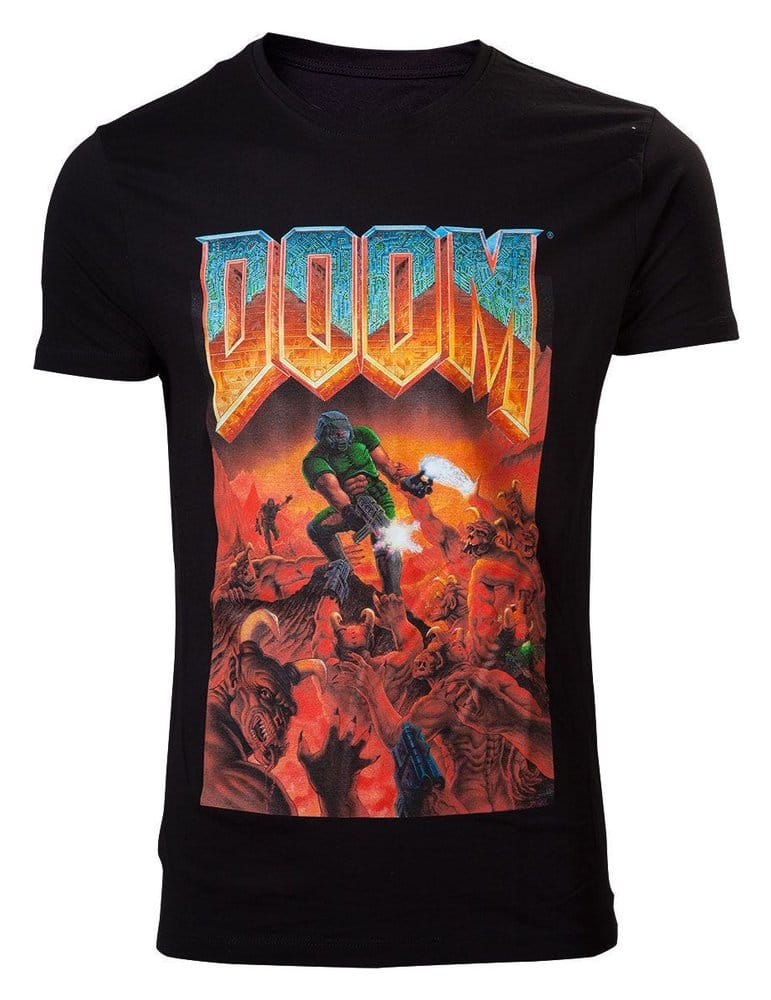 DOOM T-Shirt Classic Boxart Size S