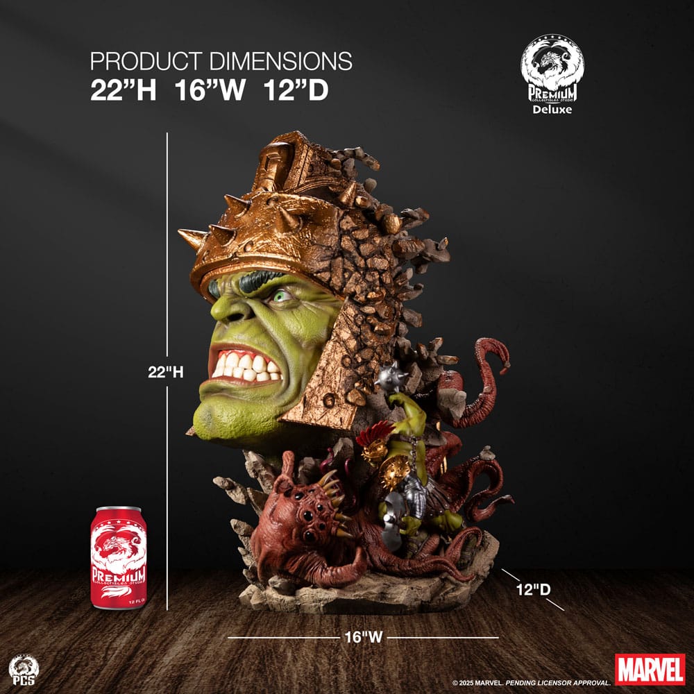 Marvel Fine Art Bust Planet Hulk Deluxe Edition 56 cm