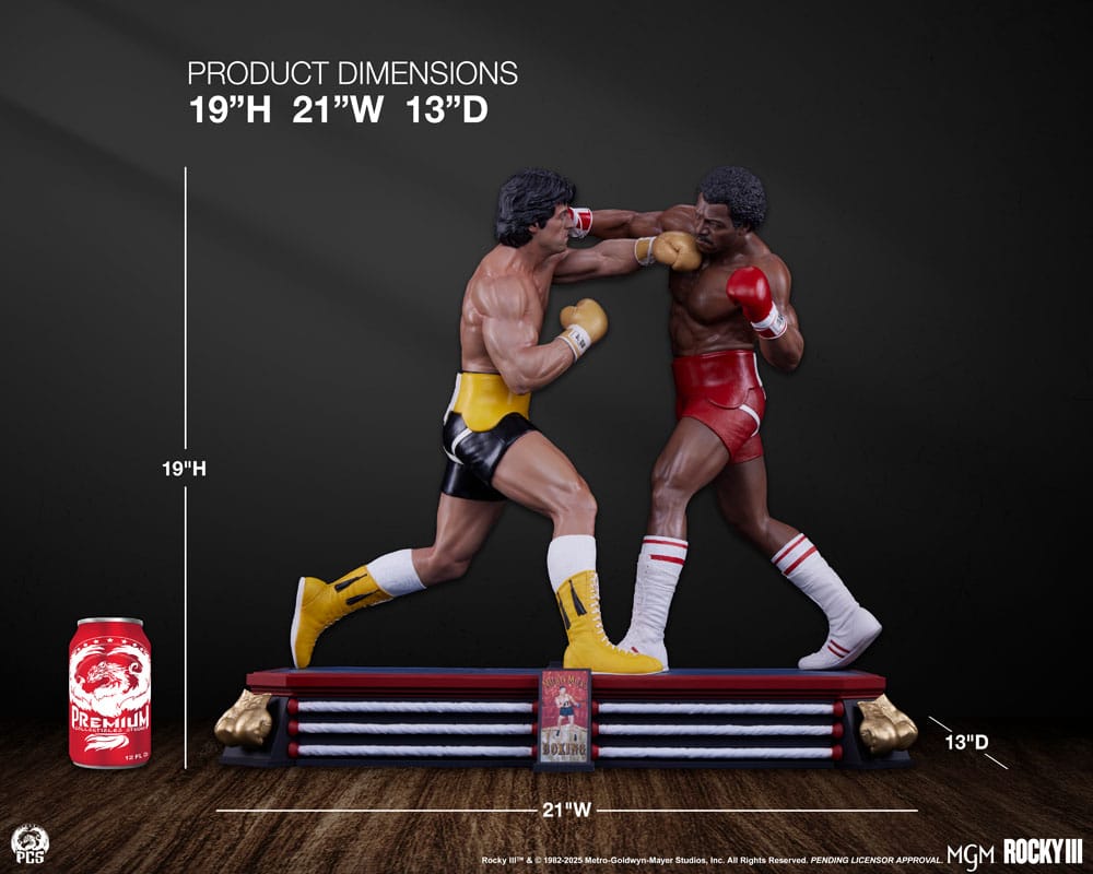 Rocky III Diorama 1/4 Statue Rocky Balboa & Apollo Creed 48 cm