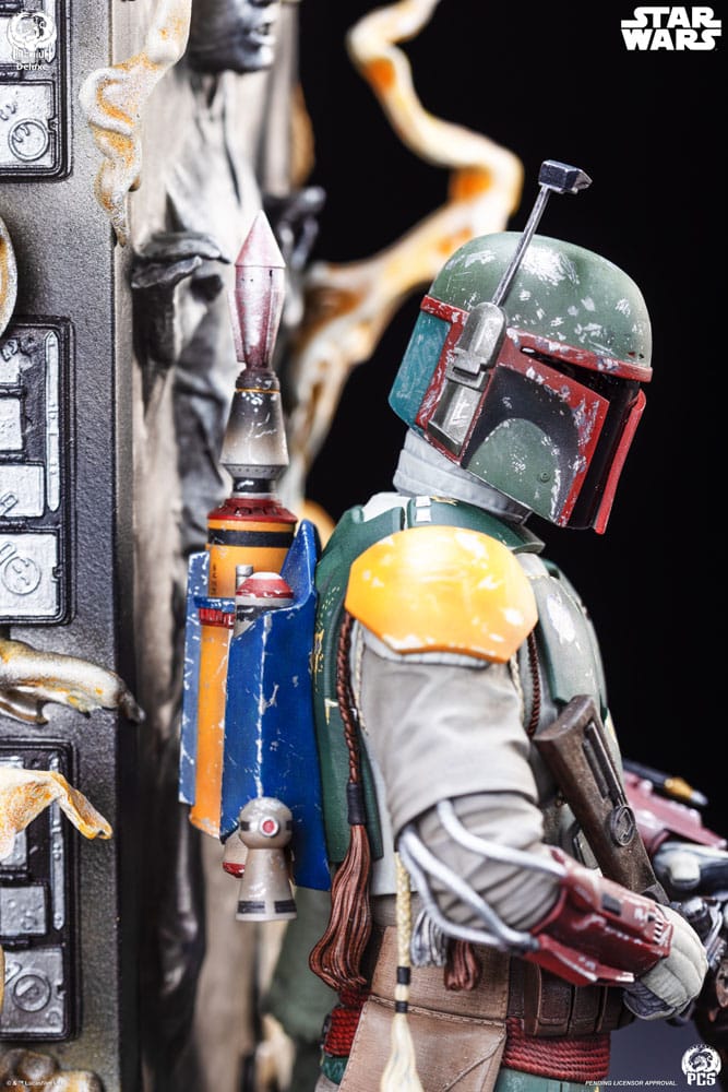 Star Wars The Empire Strikes Back Fine Art Bust Boba Fett Deluxe Edition 50 cm