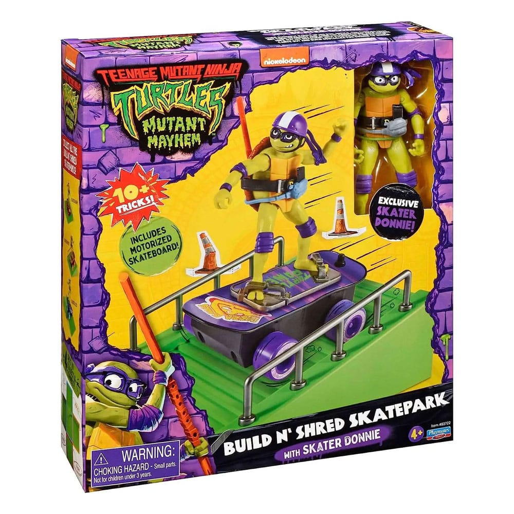 Teenage Mutant Ninja Turtles: Mutant Mayhem Build N' Shred Skatepark Assortment (8)