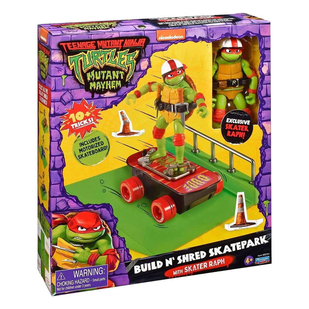Teenage Mutant Ninja Turtles: Mutant Mayhem Build N' Shred Skatepark Assortment (8)