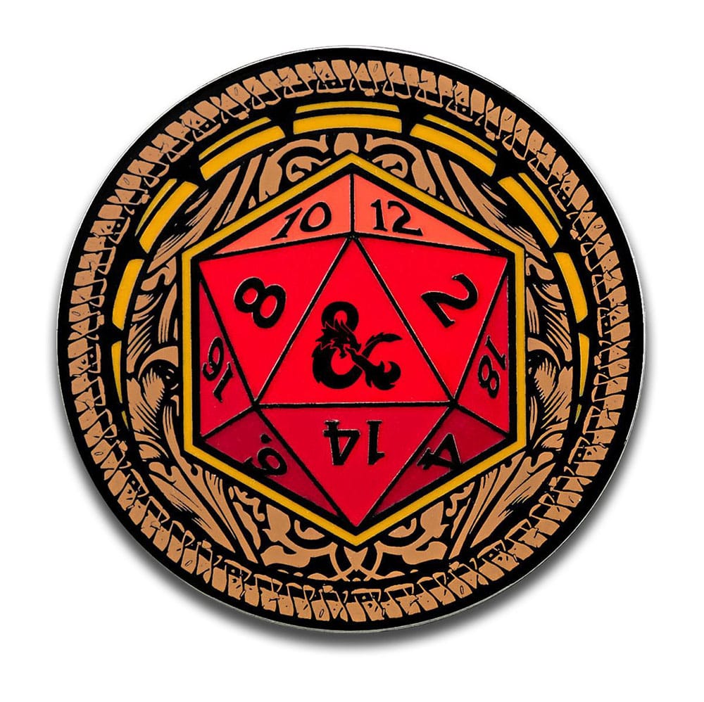 Dungeons & Dragons Pins Blind Box Mystery Mystery D20 Pins Assortment (10)