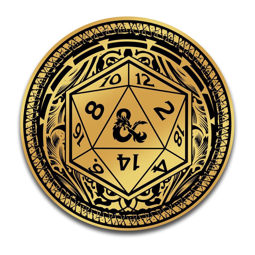 Dungeons & Dragons Pins Blind Box Mystery Mystery D20 Pins Assortment (10)