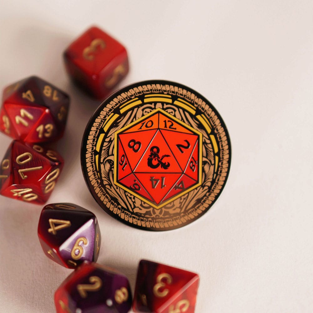 Dungeons & Dragons Pins Blind Box Mystery Mystery D20 Pins Assortment (10)