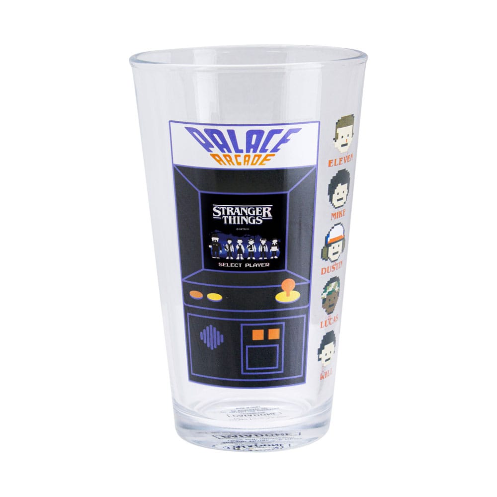 Stranger Things Drinking glass with thermo effect Arcade 400 ml