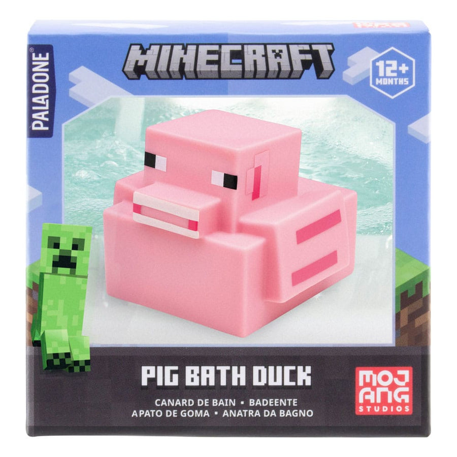 Minecraft Bath Duck Pig 6 cm