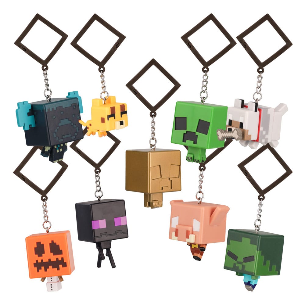 Minecraft Backpack Buddies Mystery Bags Series 3 Display (24)
