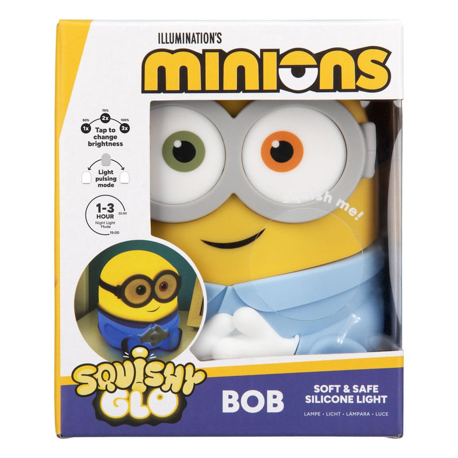 Minions Squishy Glo Silicon Light Bob 15 cm