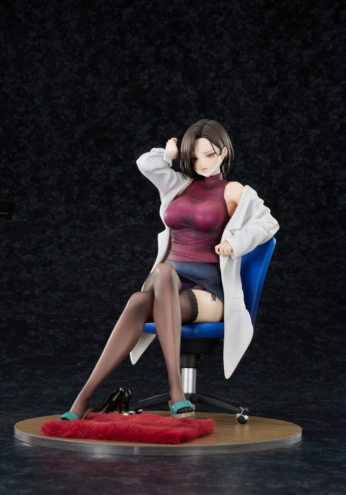 Original Character Statue 1/6 The Sulky School Nurse Illustrated by Keso Shirou 22 cm