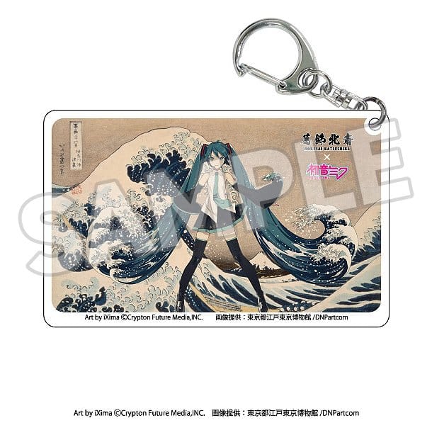 Katsushika Hokusai x Hatsune Miku Acrylic Keychains Blind Box Assortment (8)