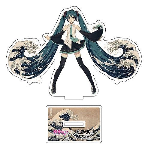Hatsune Miku x Katsushika Hokusai iXima Die-Cut Acrylic Stand Assortment 10 cm