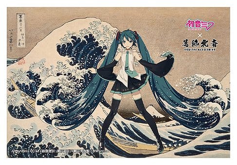Hatsune Miku x Katsushika Hokusai iXima Postcard A/B/C/D/E/F/G/H Assortment (10)