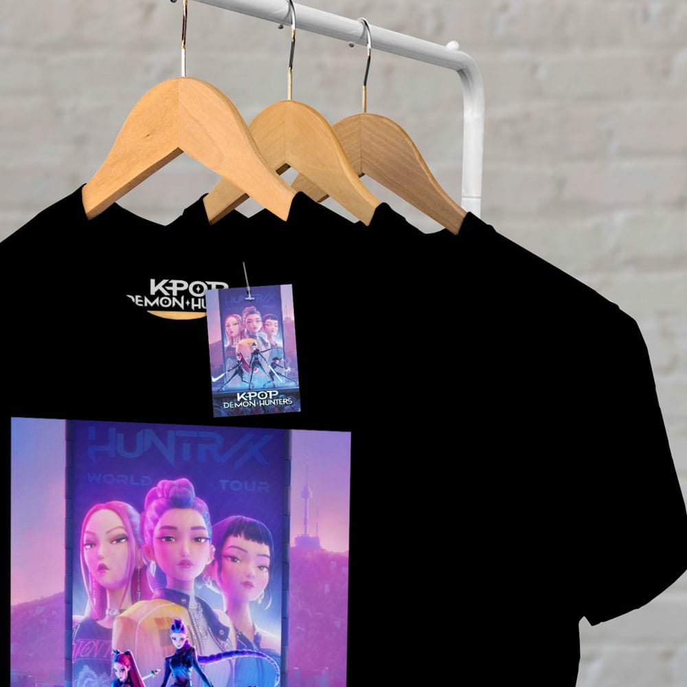 KPop Demon Hunters T-Shirt Movie Key Art Size M