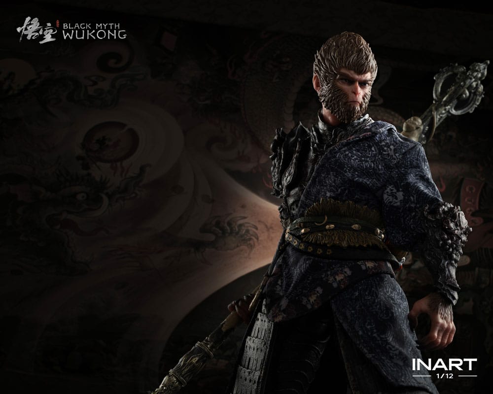 Black Myth: Wukong Action Figure 1/12 The Destined One in the Bronze Armor Set Deluxe Ver. 16 cm