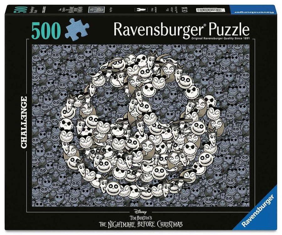 The Nightmare Before Christmas Challenge Jigsaw Puzzle King of Fright (500 pieces)