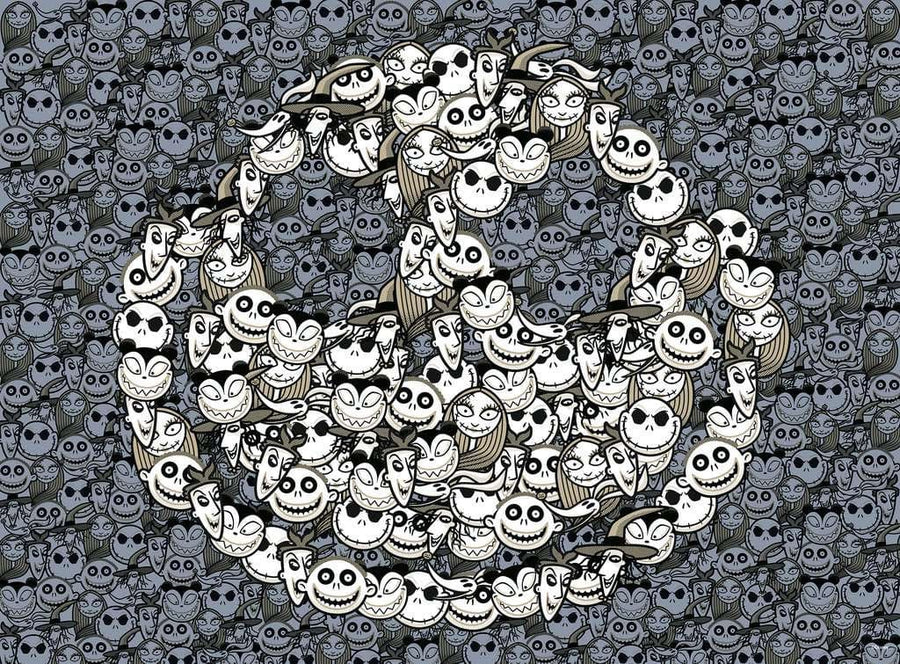 The Nightmare Before Christmas Challenge Jigsaw Puzzle King of Fright (500 pieces)