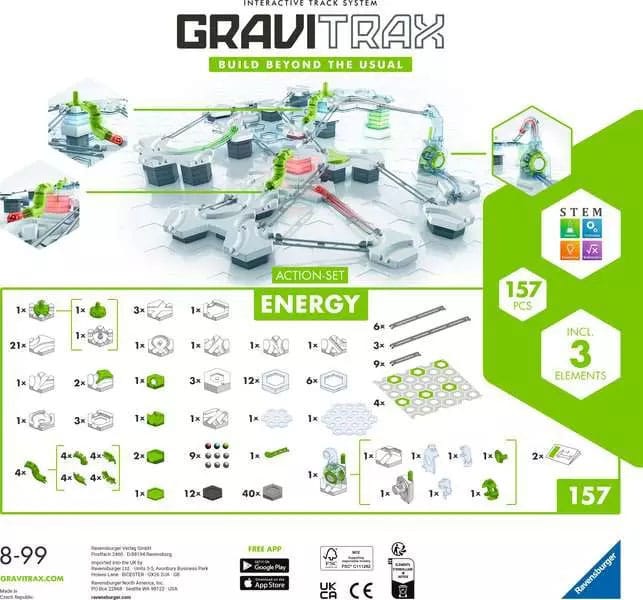GraviTrax Construction Set Action-Set Energy *Multilingual*