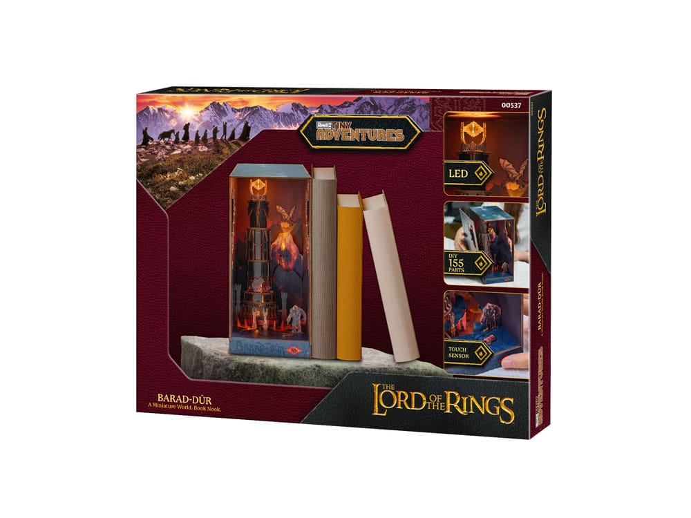 The Lord of the Rings Tiny Adventures Book Nook Mini Diorama Barad-Dûr 23 cm
