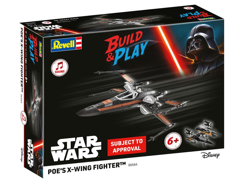 Star Wars Model Kit 1/78 Poe's X-Wing Fighter 22 cm