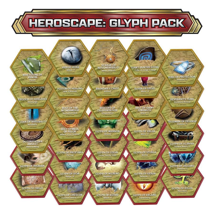 Heroscape Expansion Glyph Pack *English Version*