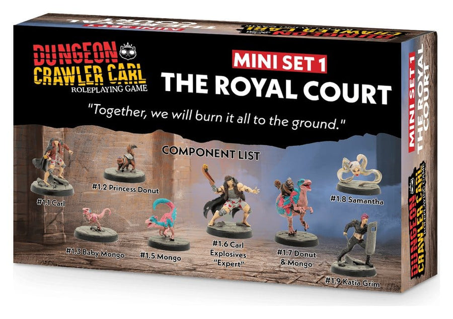 Dungeon Crawler Carl Miniatures Set 1 The Royal Court