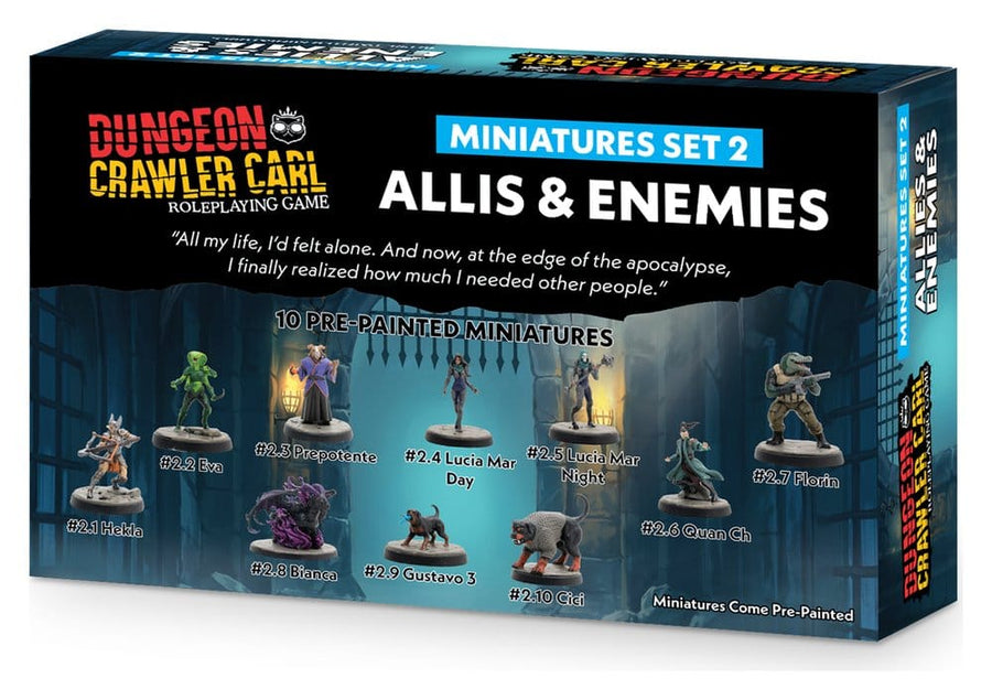 Dungeon Crawler Carl Miniatures Set 2 Enemies & Allies