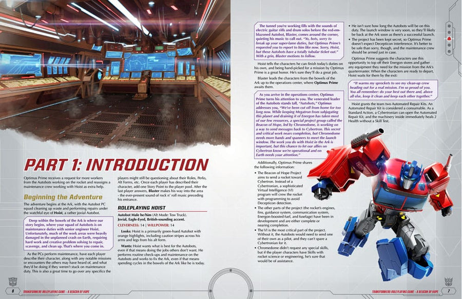 Transformers RPG A Beacon of Hope Adventure & GM Screen *English Version*