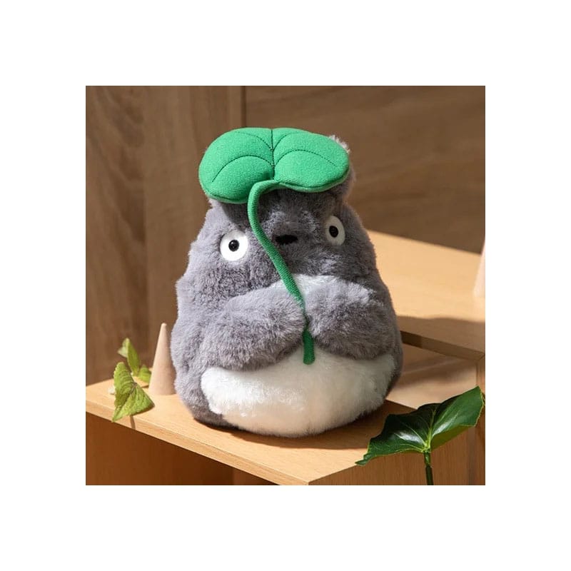 My Neighbor Totoro - Nakayoshi Plush Figure - Big Totoro with leaf